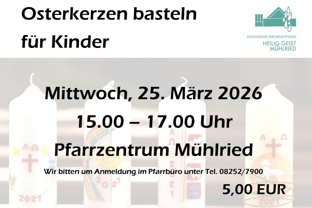 Osterkerzen basteln für Kinder